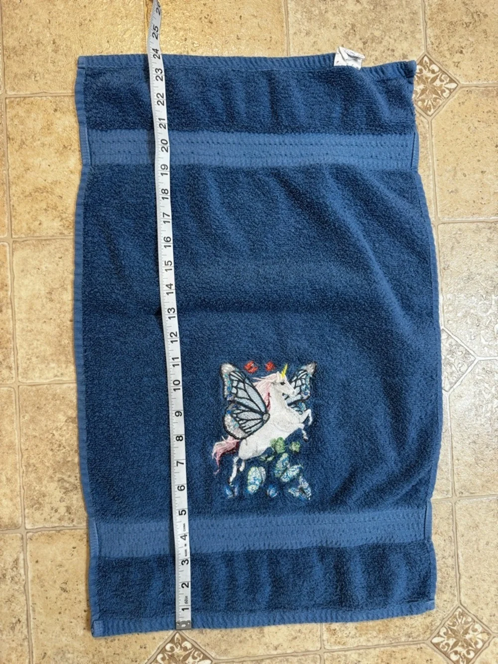 Kohl’s Blue Embroidered Unicorn Big One Hand Towel Replacement